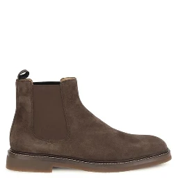 Brown Calf Leather Bos Taurus Chelsea Boots