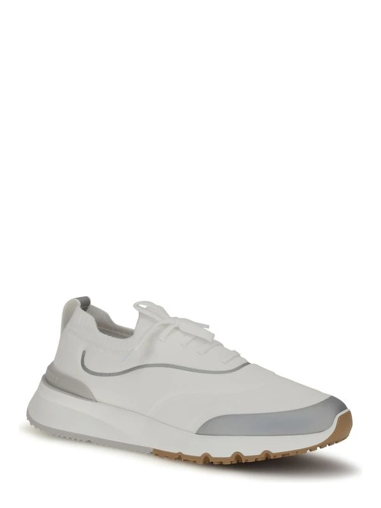 White Cotton Athletic Sneakers alternative
