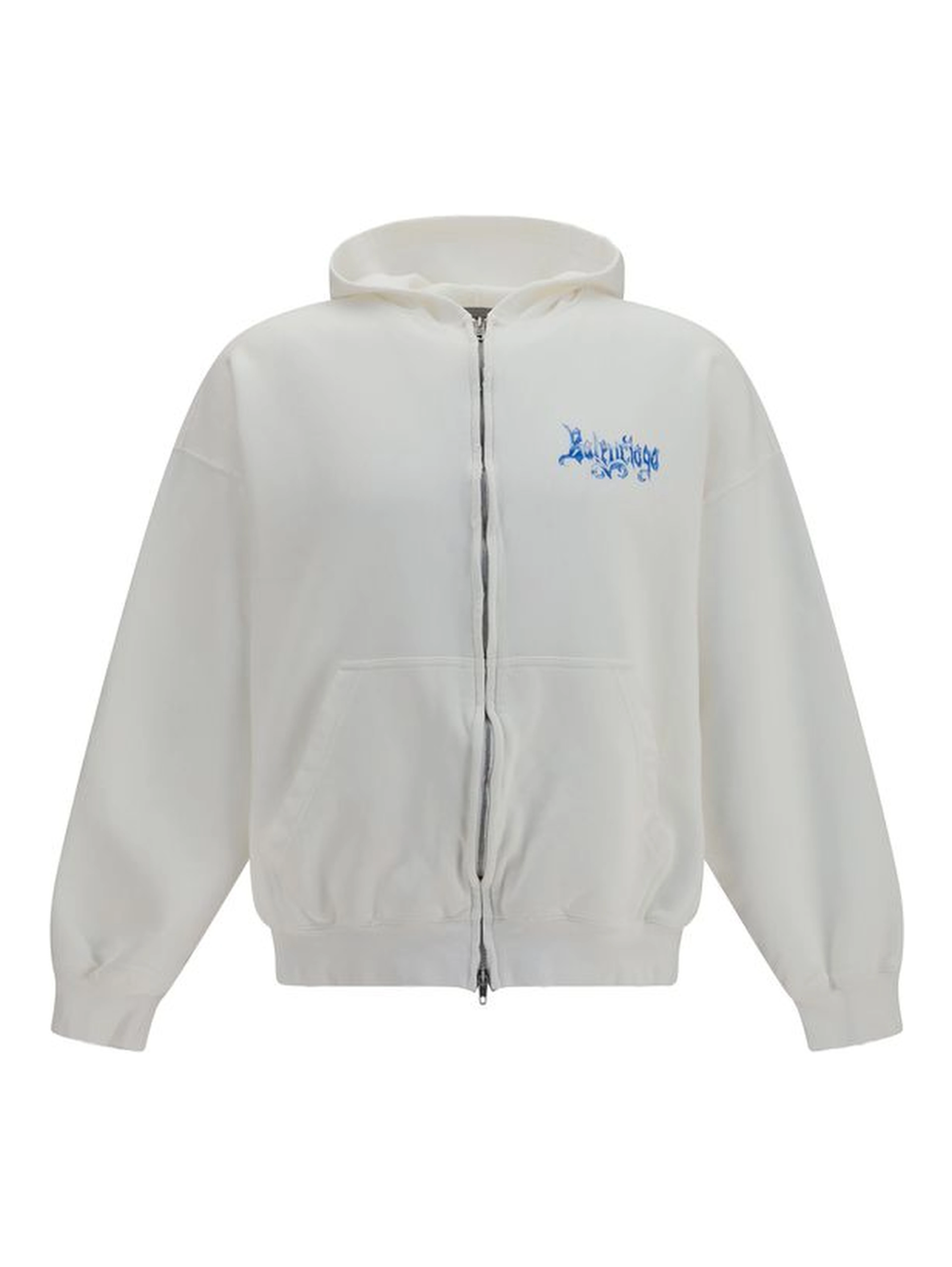 White Cotton Sweatshirt