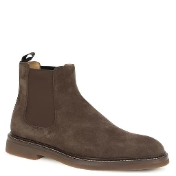 Brown Calf Leather Bos Taurus Chelsea Boots