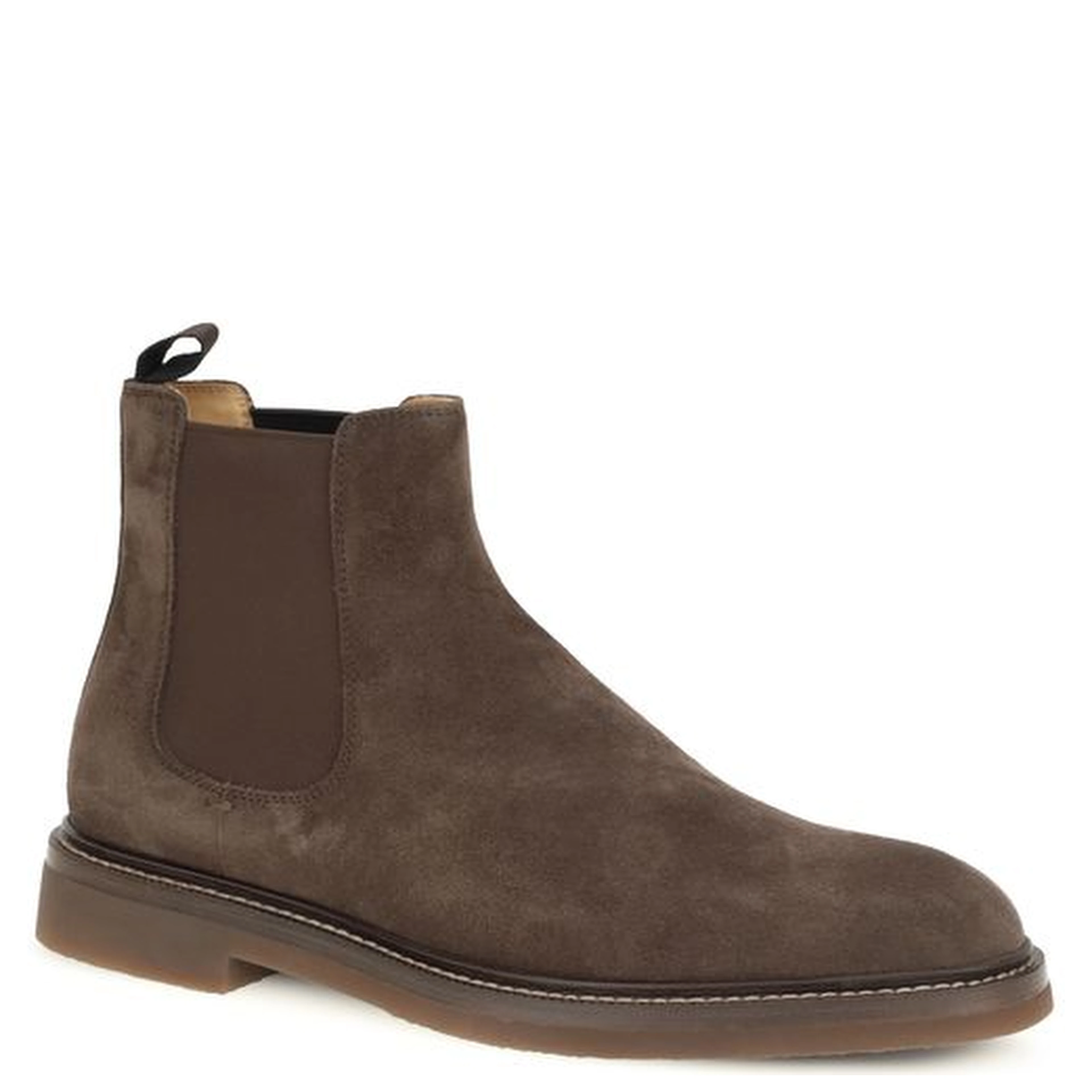 Brown Calf Leather Bos Taurus Chelsea Boots