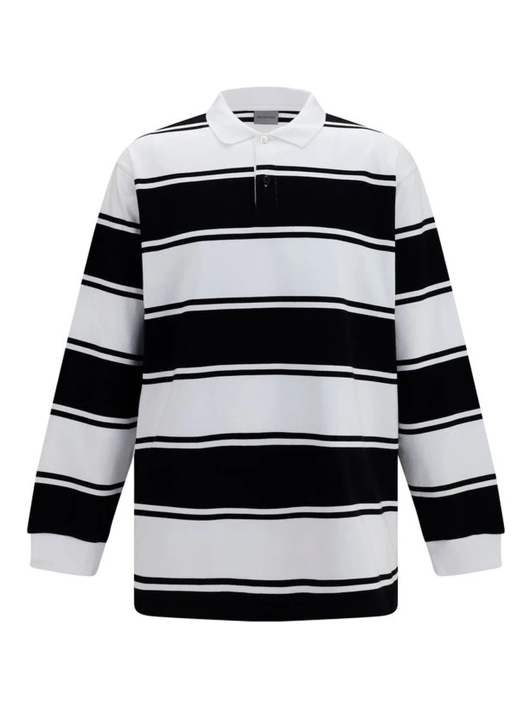 White Cotton Polo Shirt