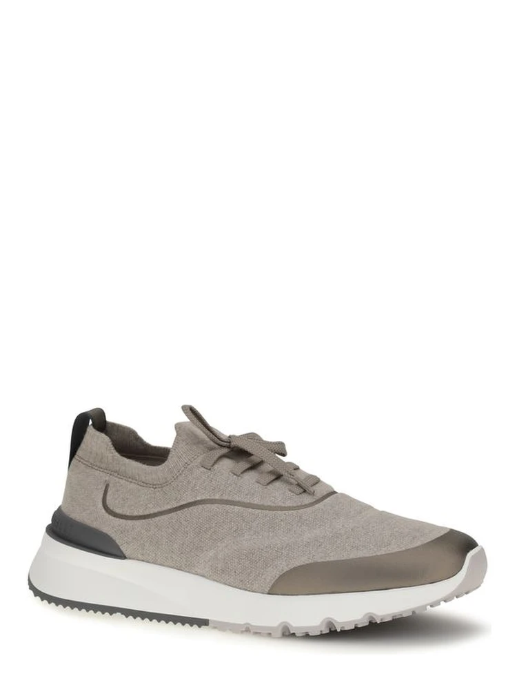 Brown Cotton Athletic Sneakers alternative