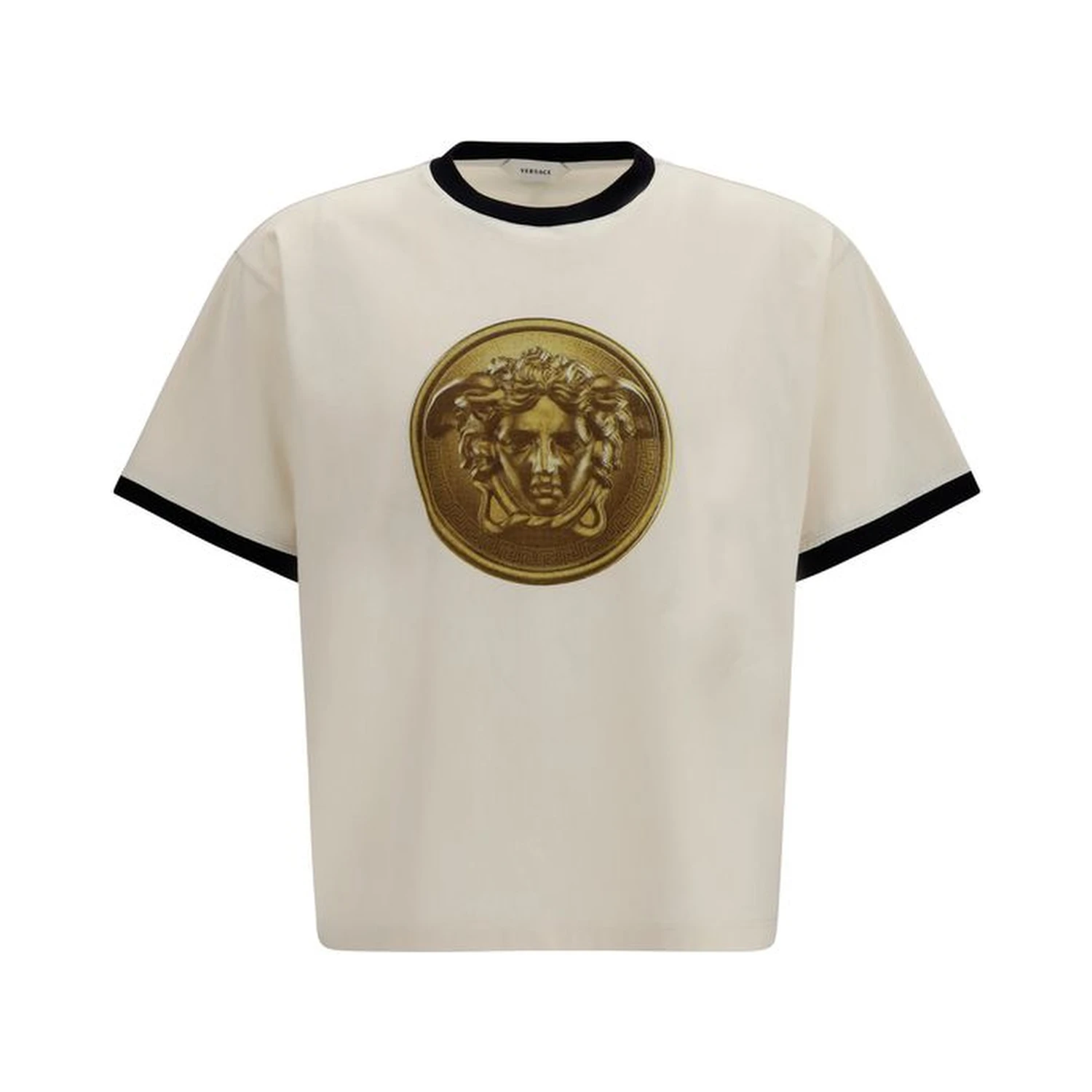 Beige Cotton T-Shirt