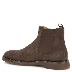 Brown Calf Leather Bos Taurus Chelsea Boots