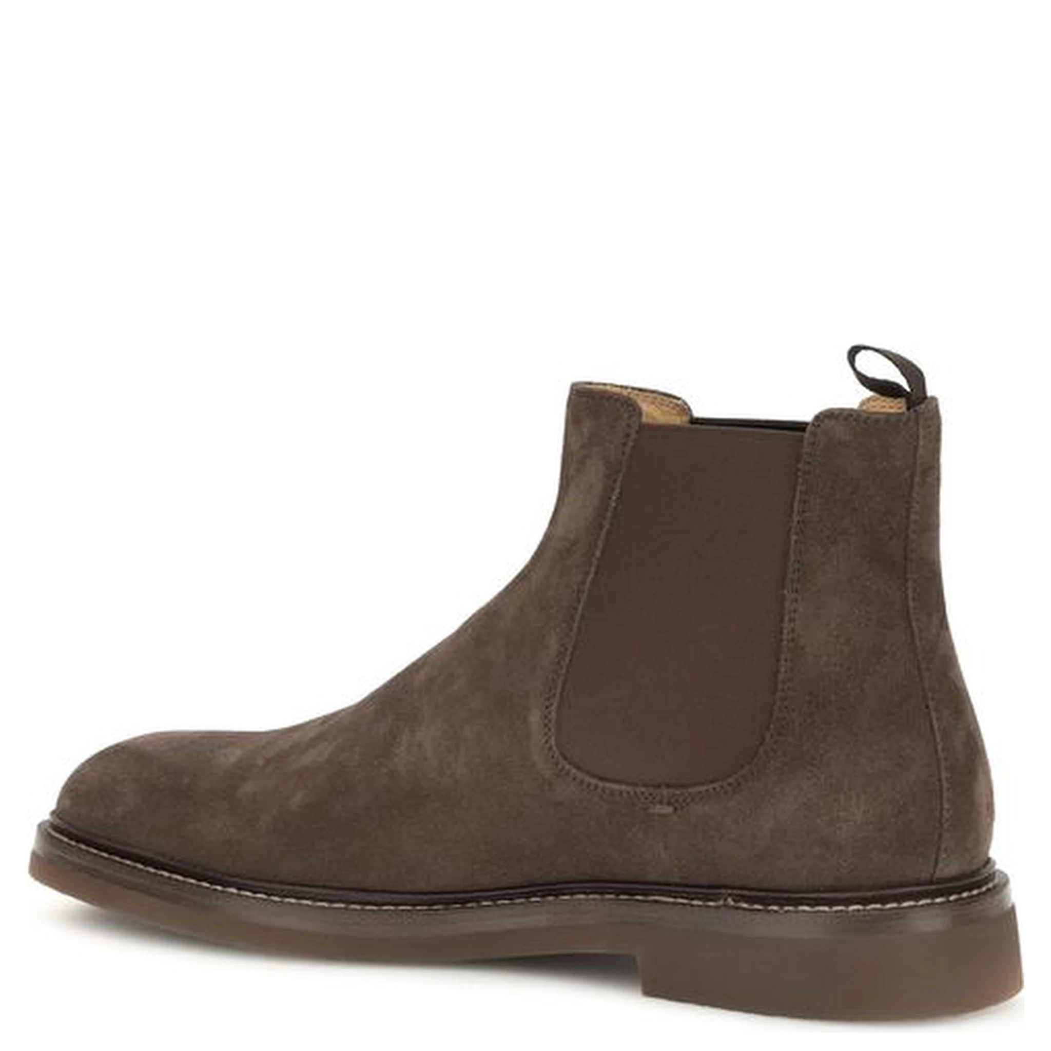 Brown Calf Leather Bos Taurus Chelsea Boots