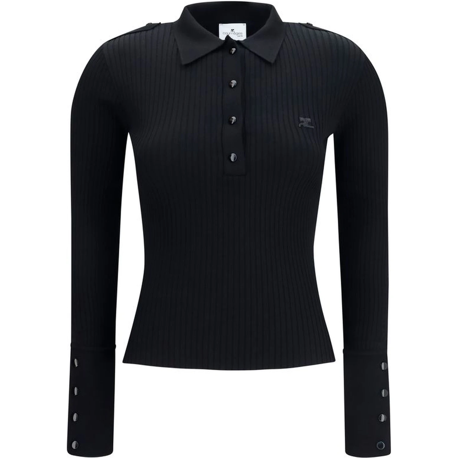 Black Viscose Dress Shirt