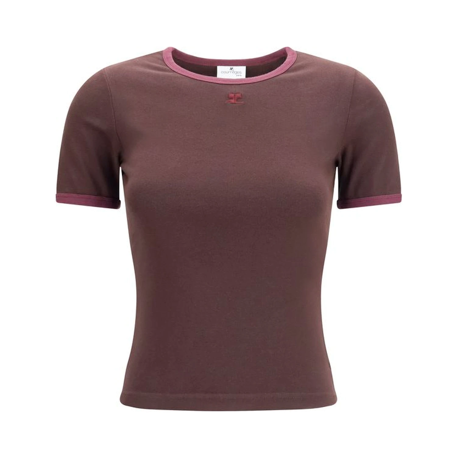 Brown Cotton T-Shirt
