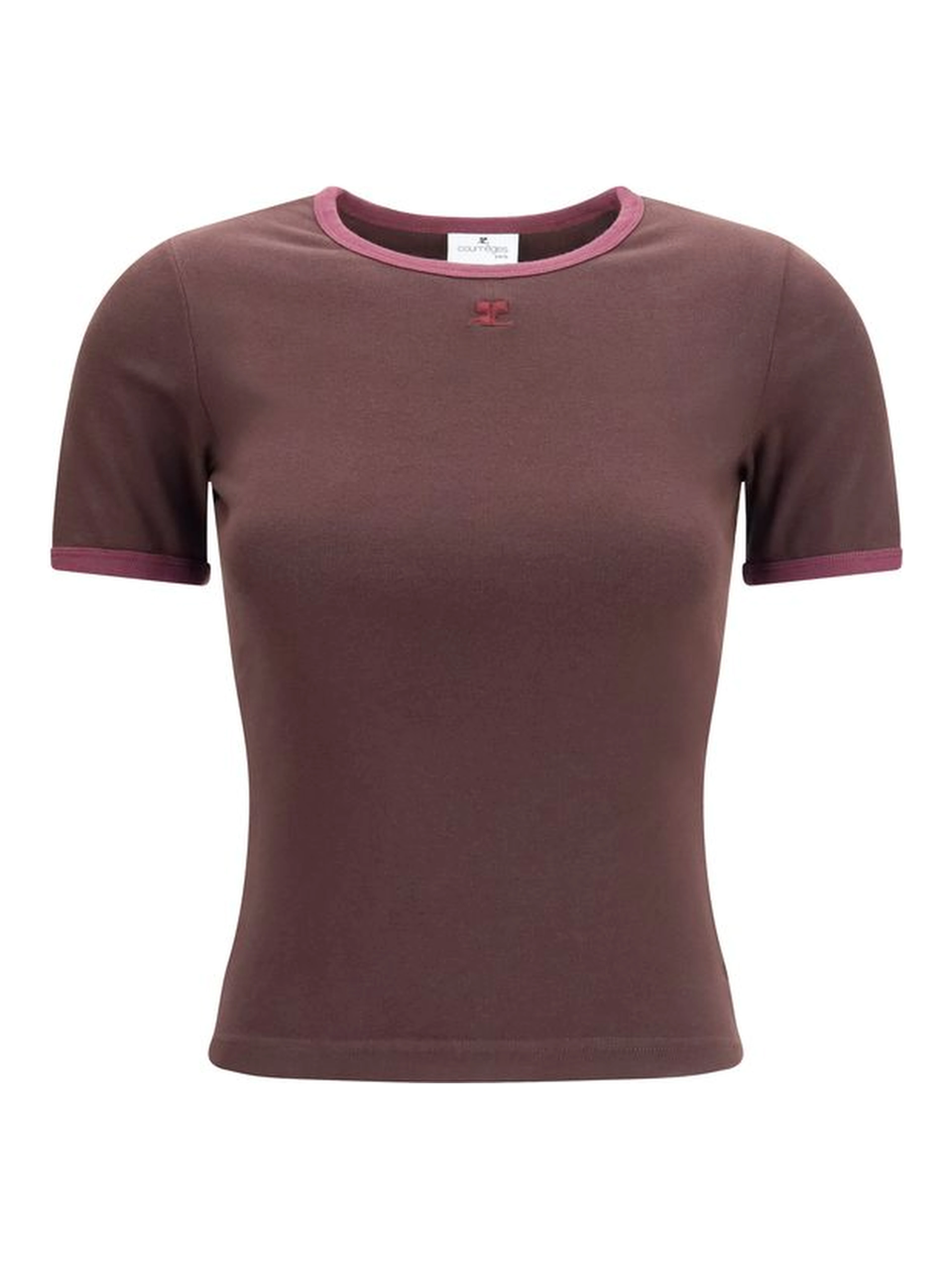 Brown Cotton T-Shirt