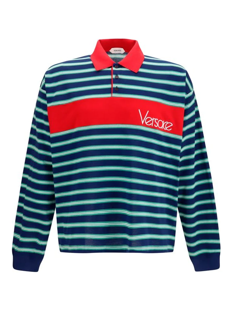 Multicolor Cotton Polo Shirt