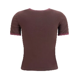 Brown Cotton T-Shirt