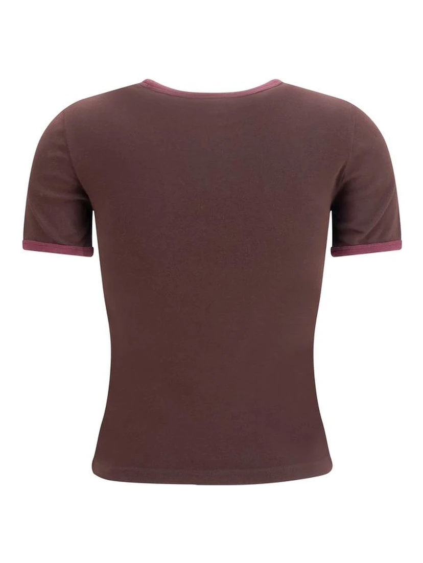 Brown Cotton T-Shirt