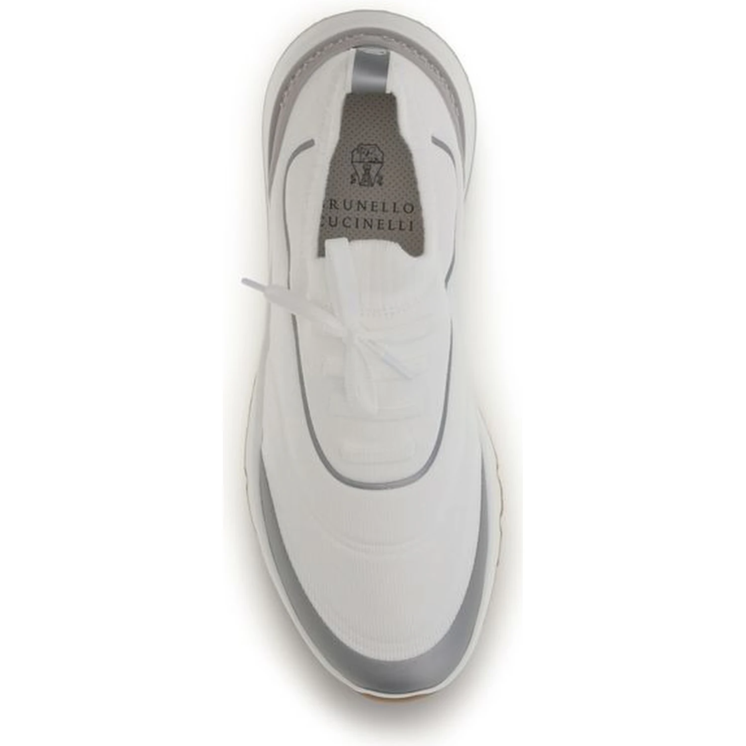 White Cotton Athletic Sneakers
