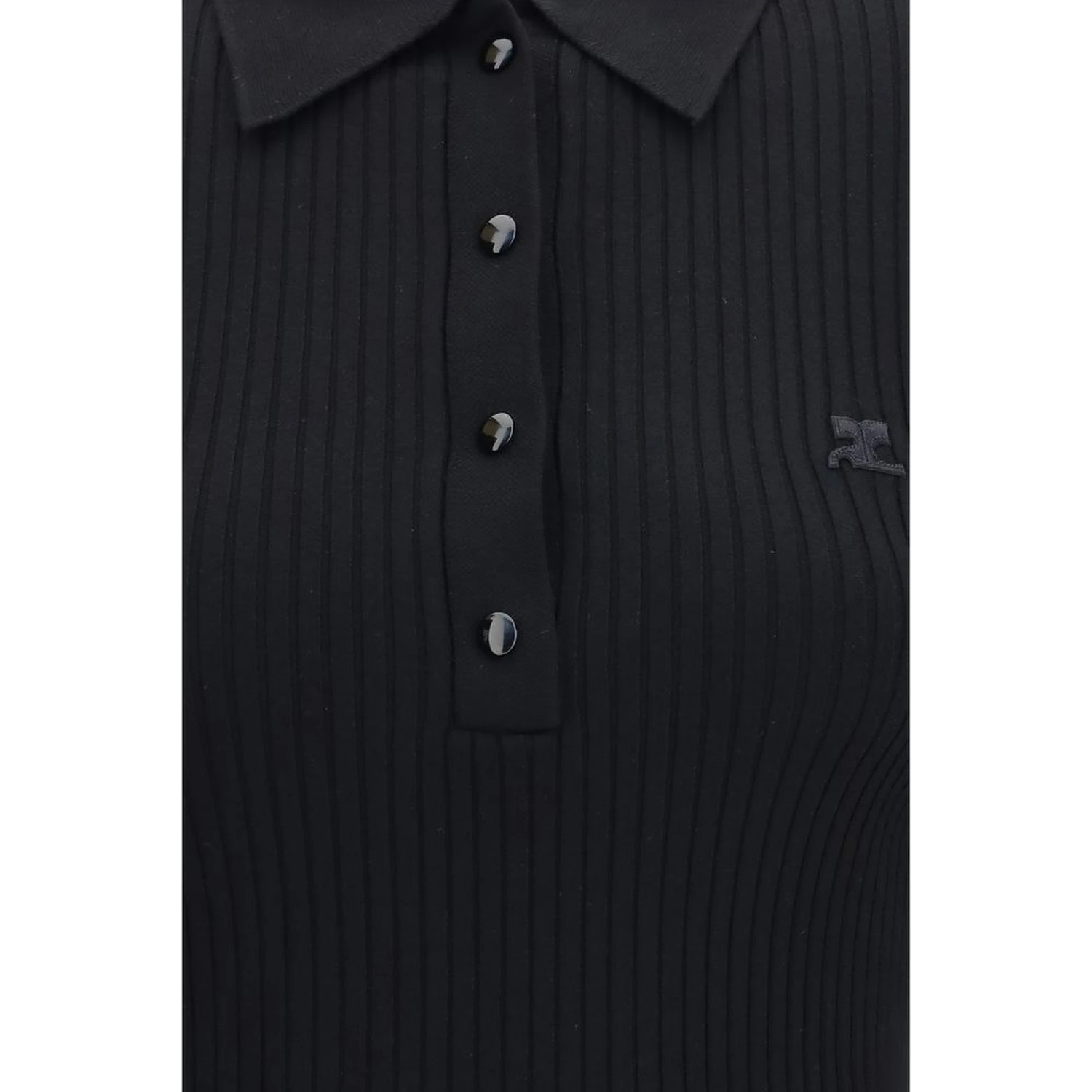 Black Viscose Dress Shirt
