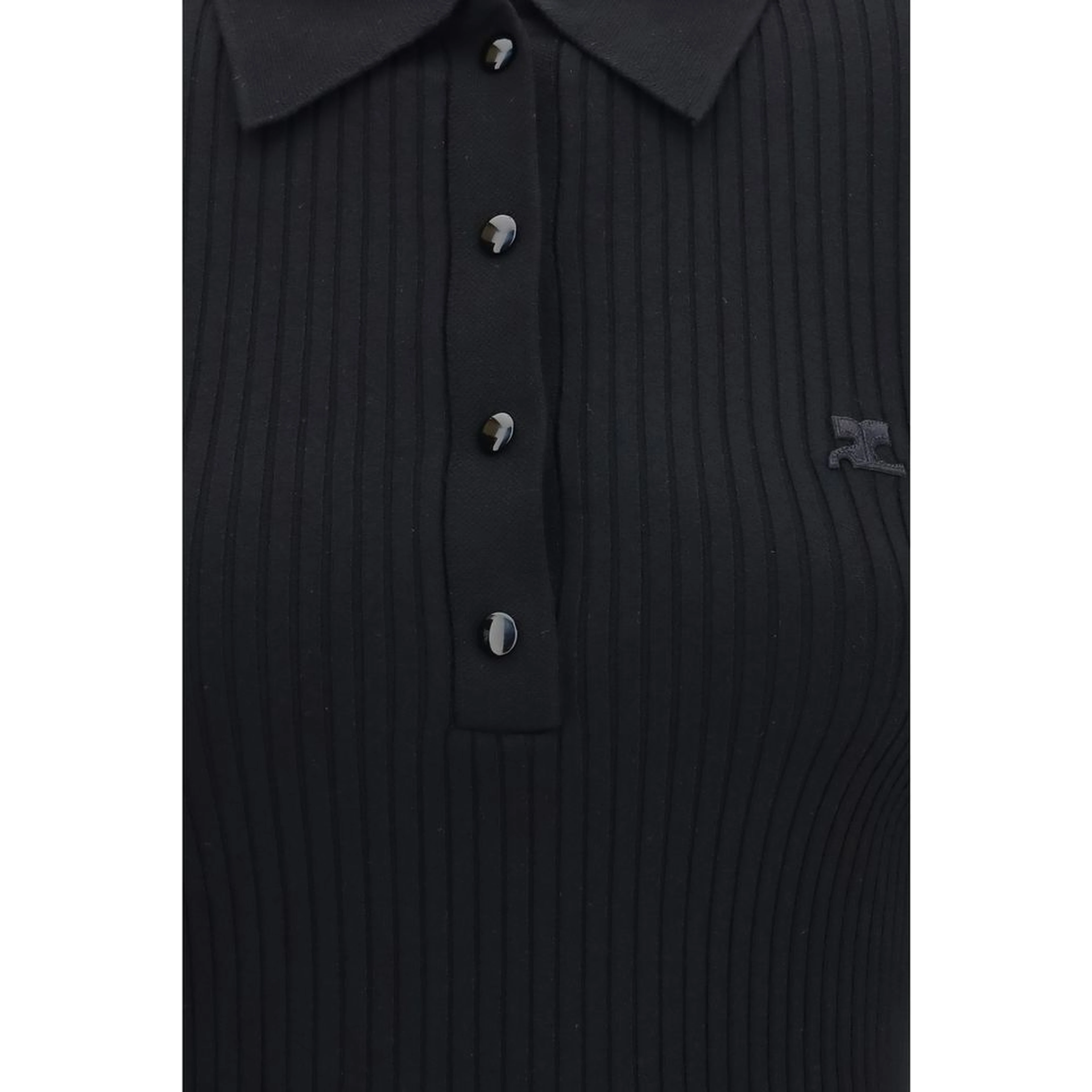 Black Viscose Dress Shirt