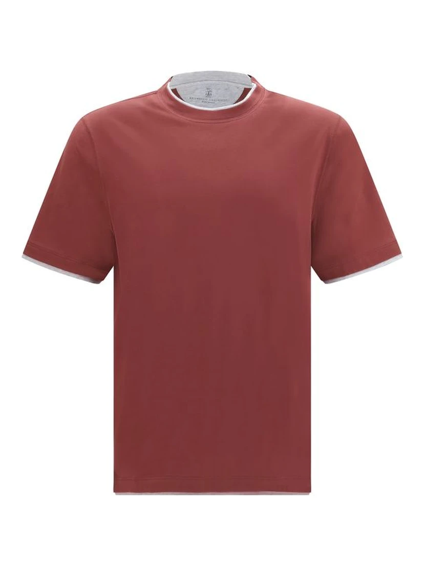 Bordeaux Cotton T-Shirt