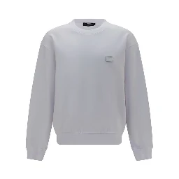 White Cotton Sweatshirt