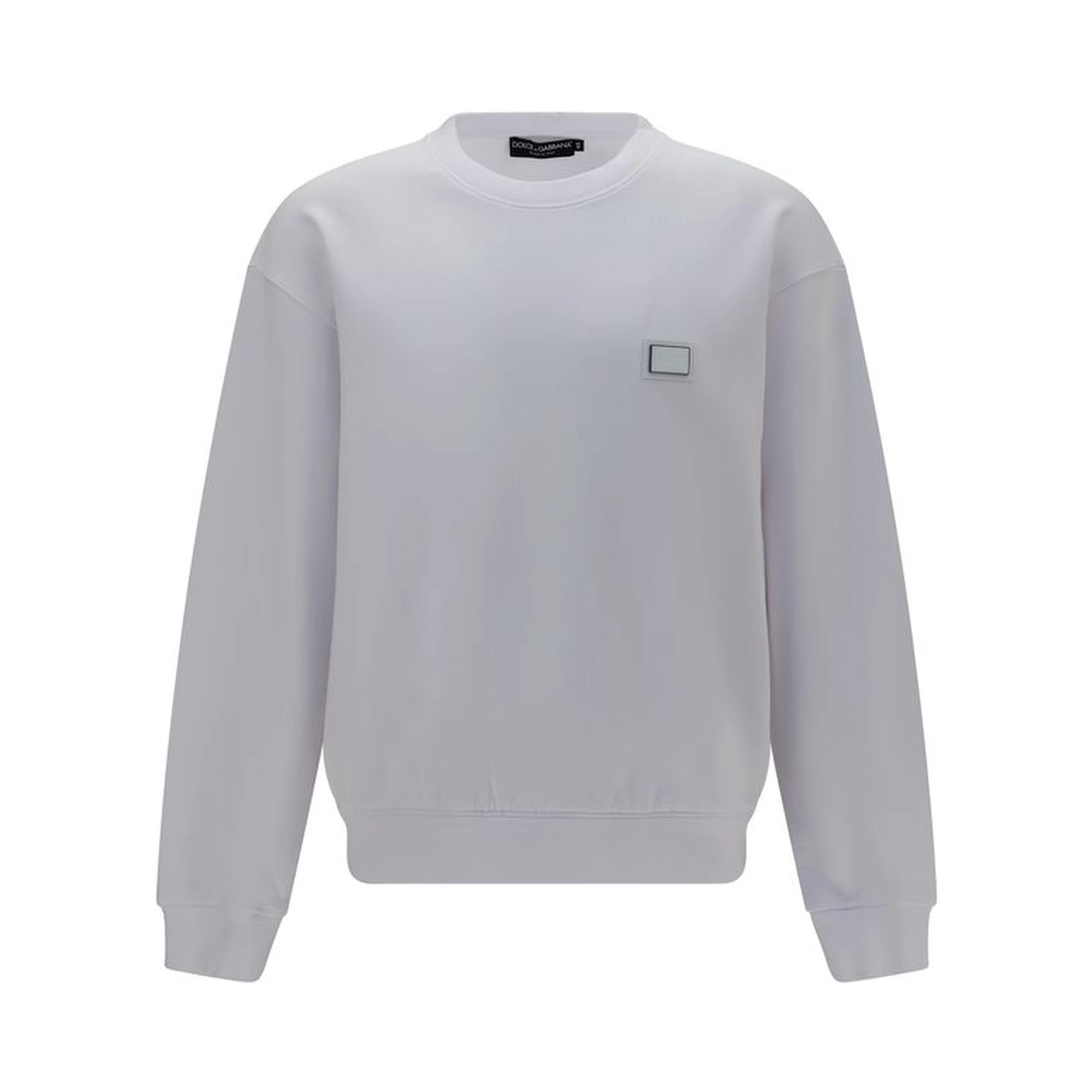 White Cotton Sweatshirt