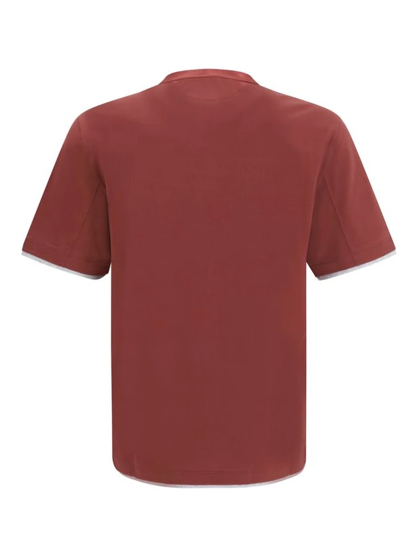Bordeaux Cotton T-Shirt