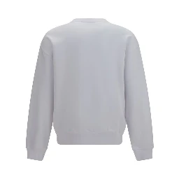 White Cotton Sweatshirt