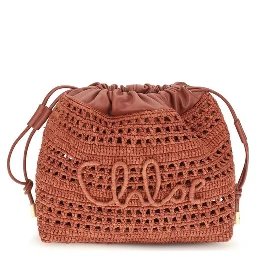 Multicolor Raffia Shoulder Bag