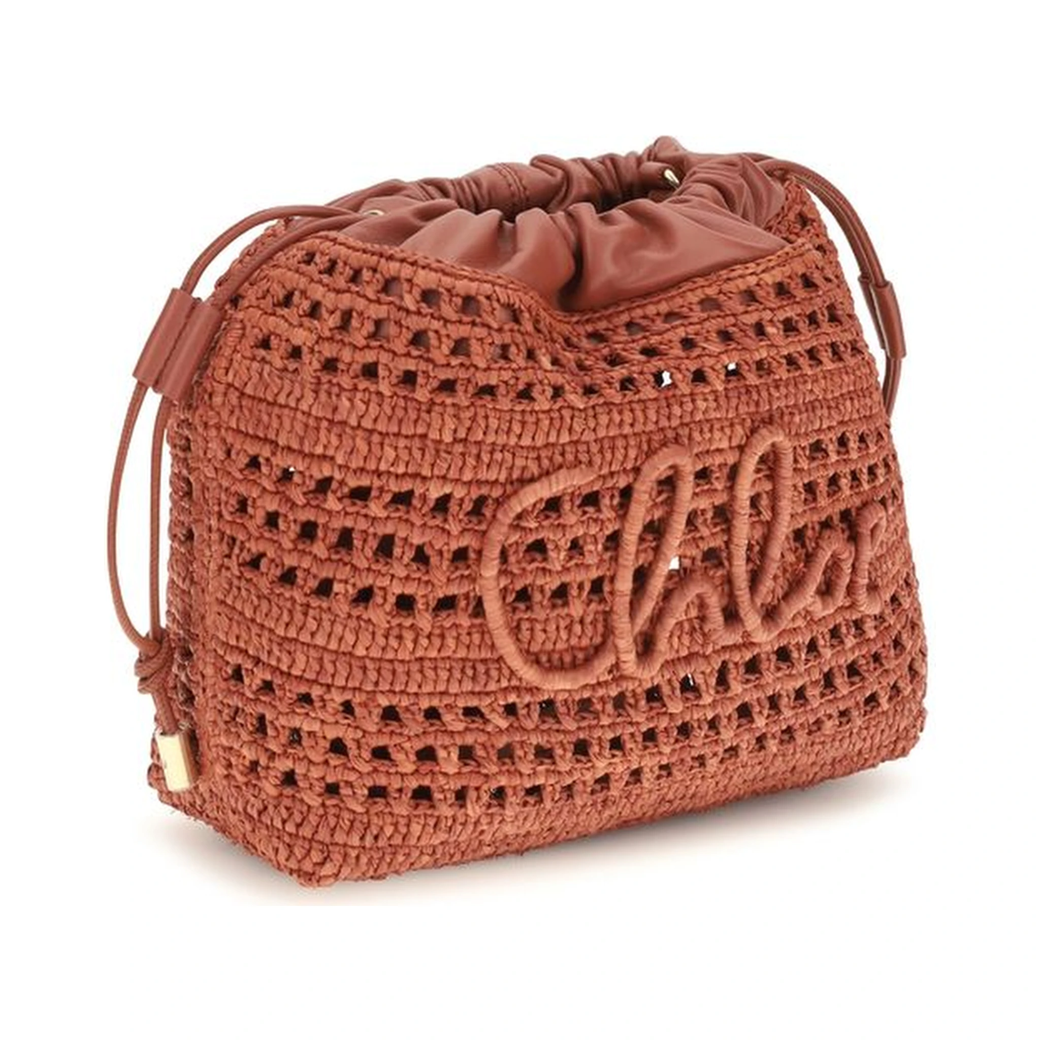 Multicolor Raffia Shoulder Bag