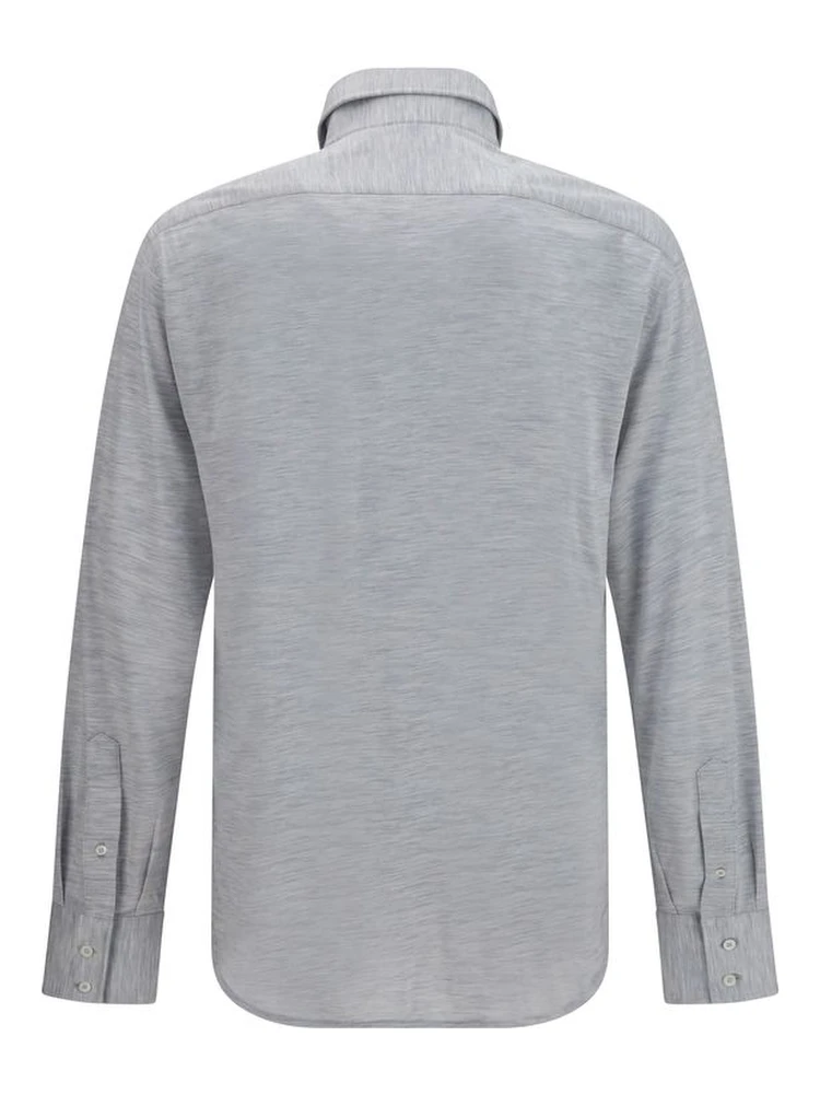 Gray Silk Dress Shirt alternative