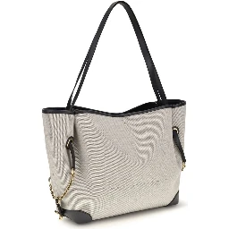 Gray Cotton Shoulder Bag