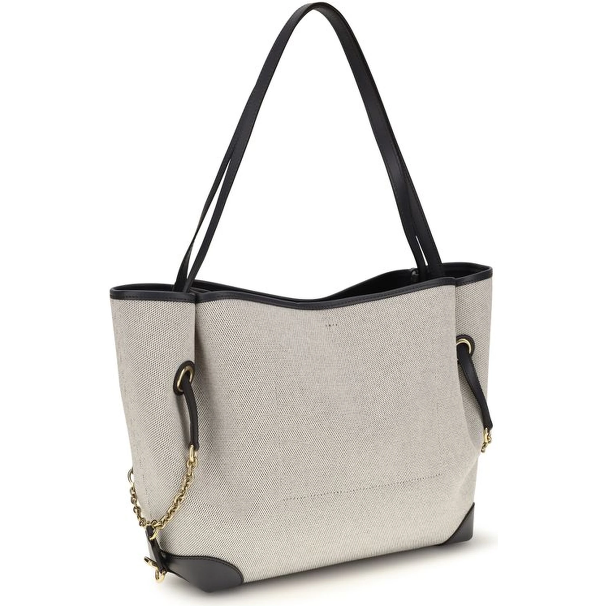 Gray Cotton Shoulder Bag
