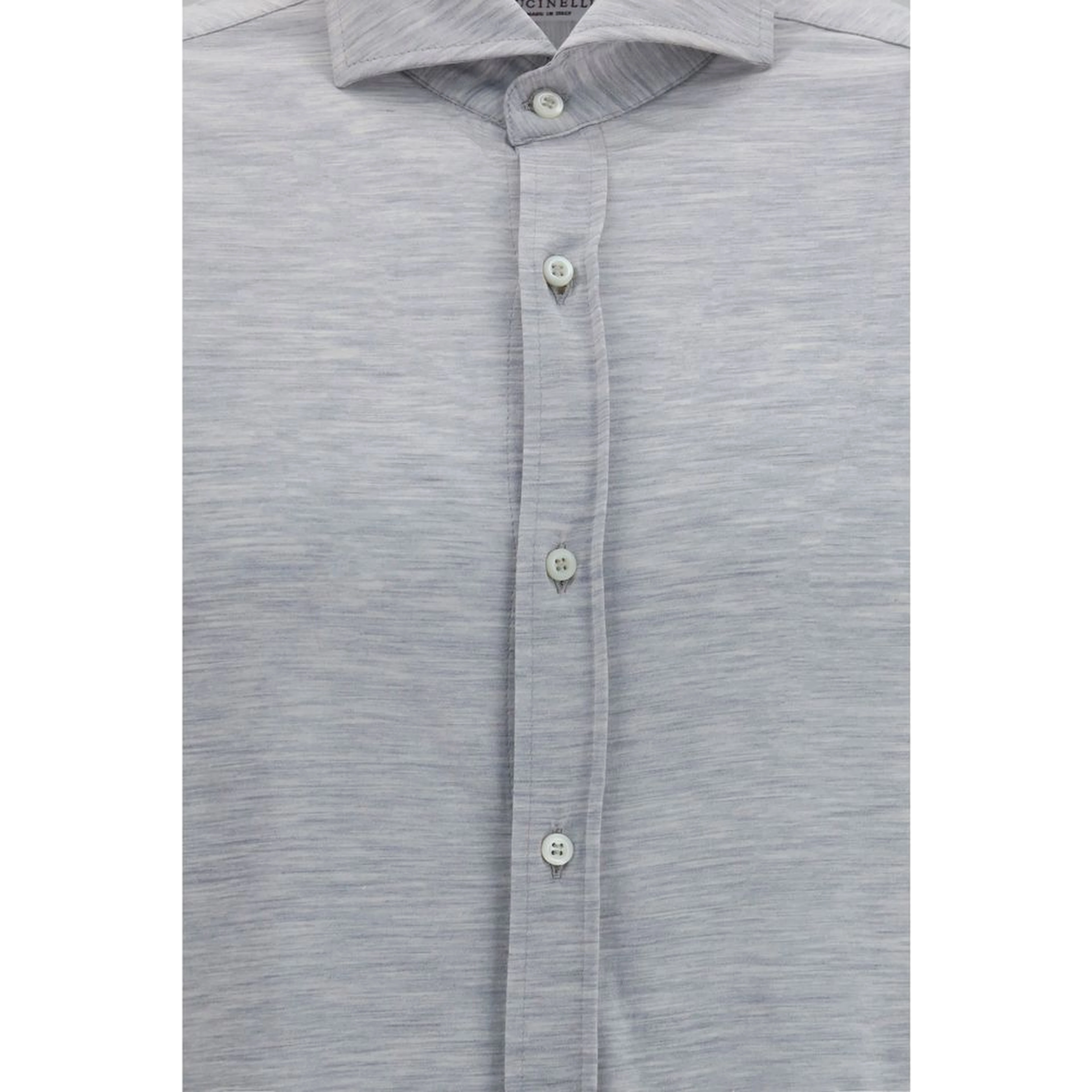 Gray Silk Dress Shirt