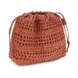 Multicolor Raffia Shoulder Bag