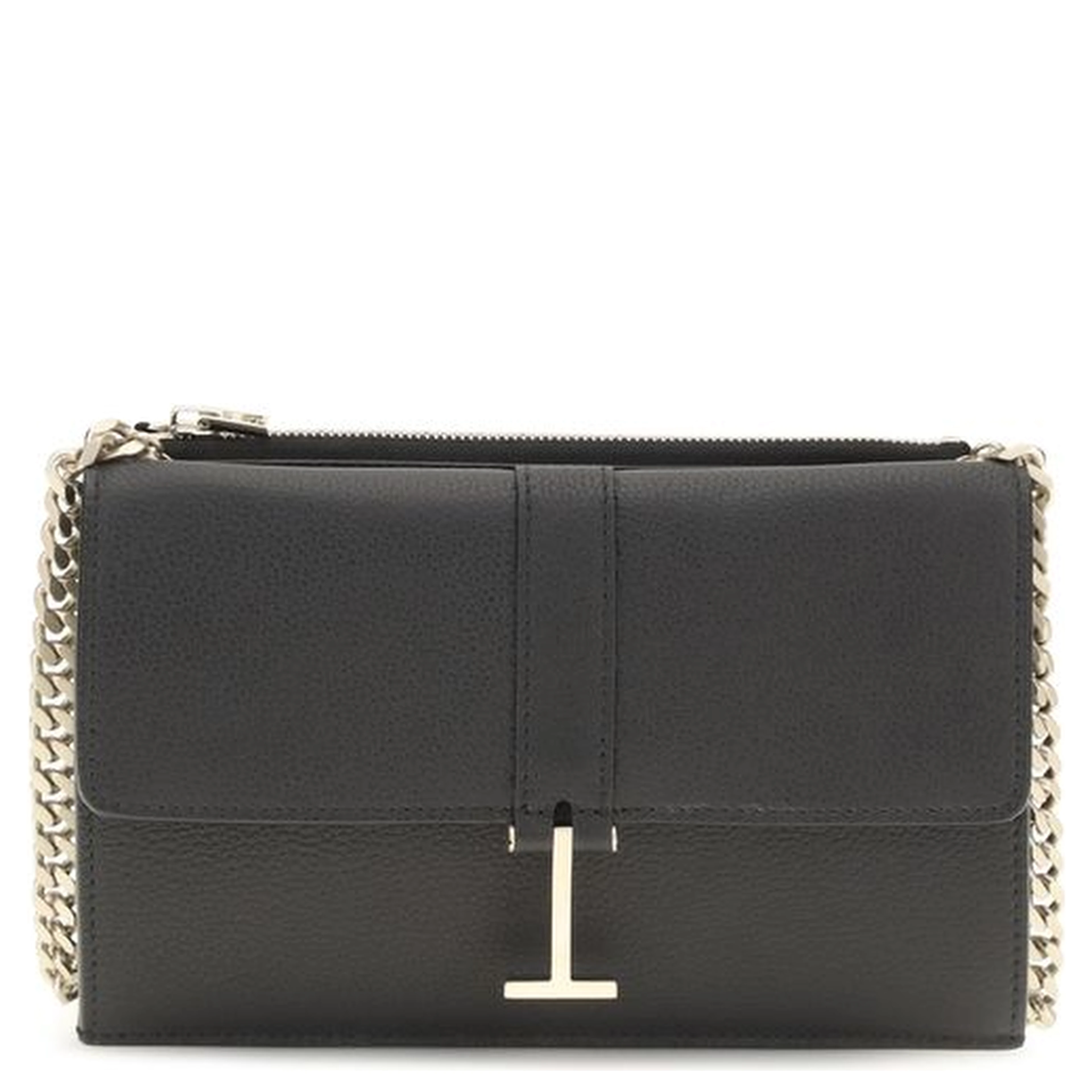 Black Calf Leather Bos Taurus Shoulder Bag