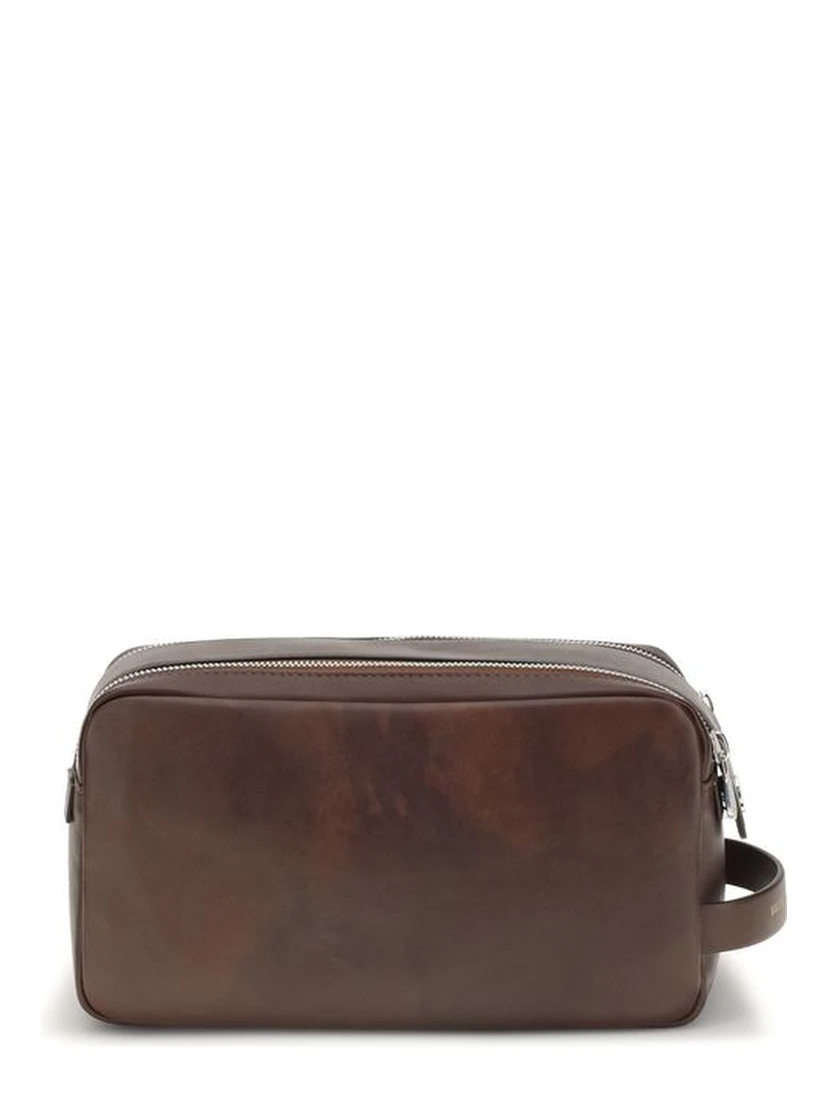 Brown Calf Leather Bos Taurus Wallet