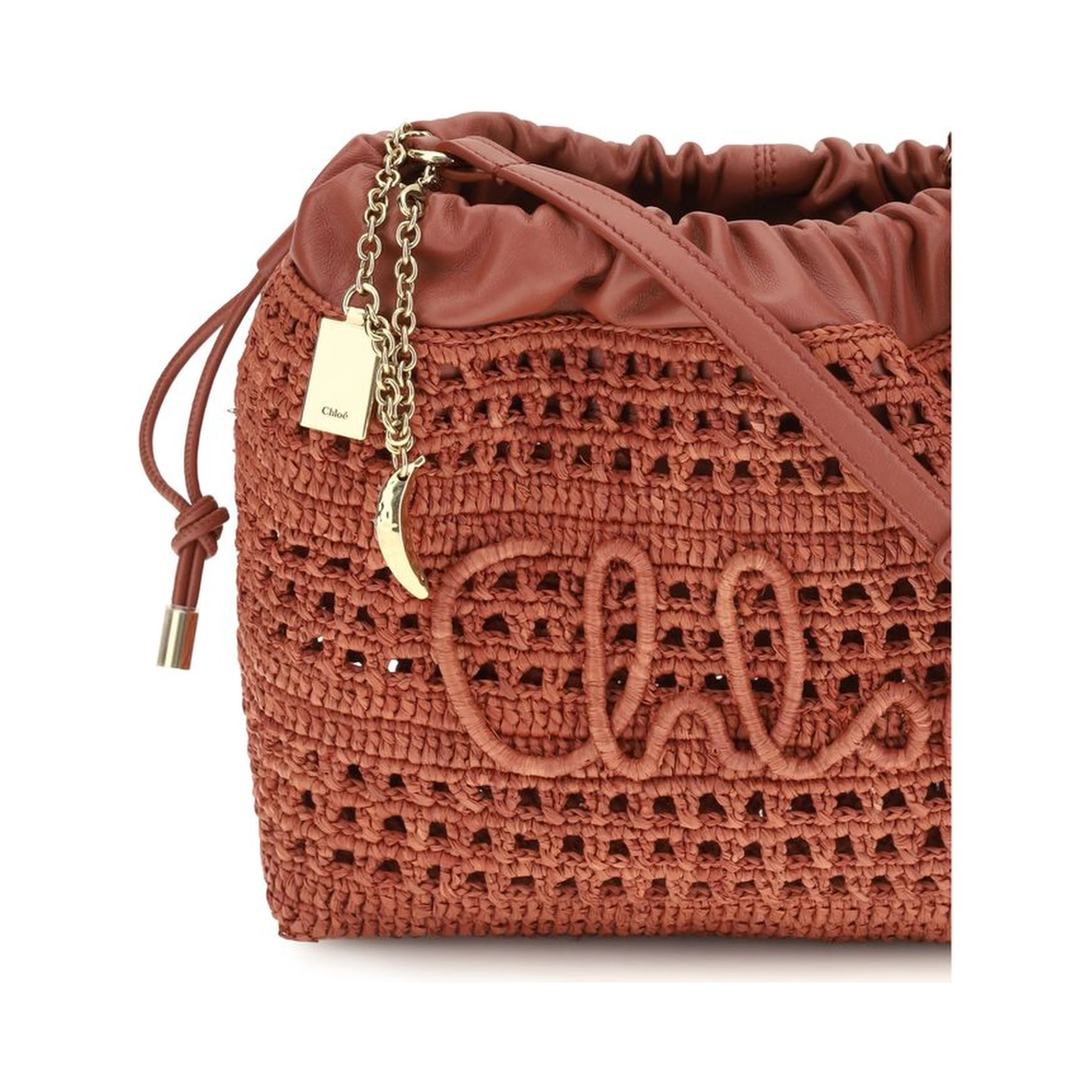 Multicolor Raffia Shoulder Bag