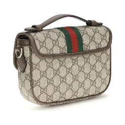 Beige Fabric Handbag