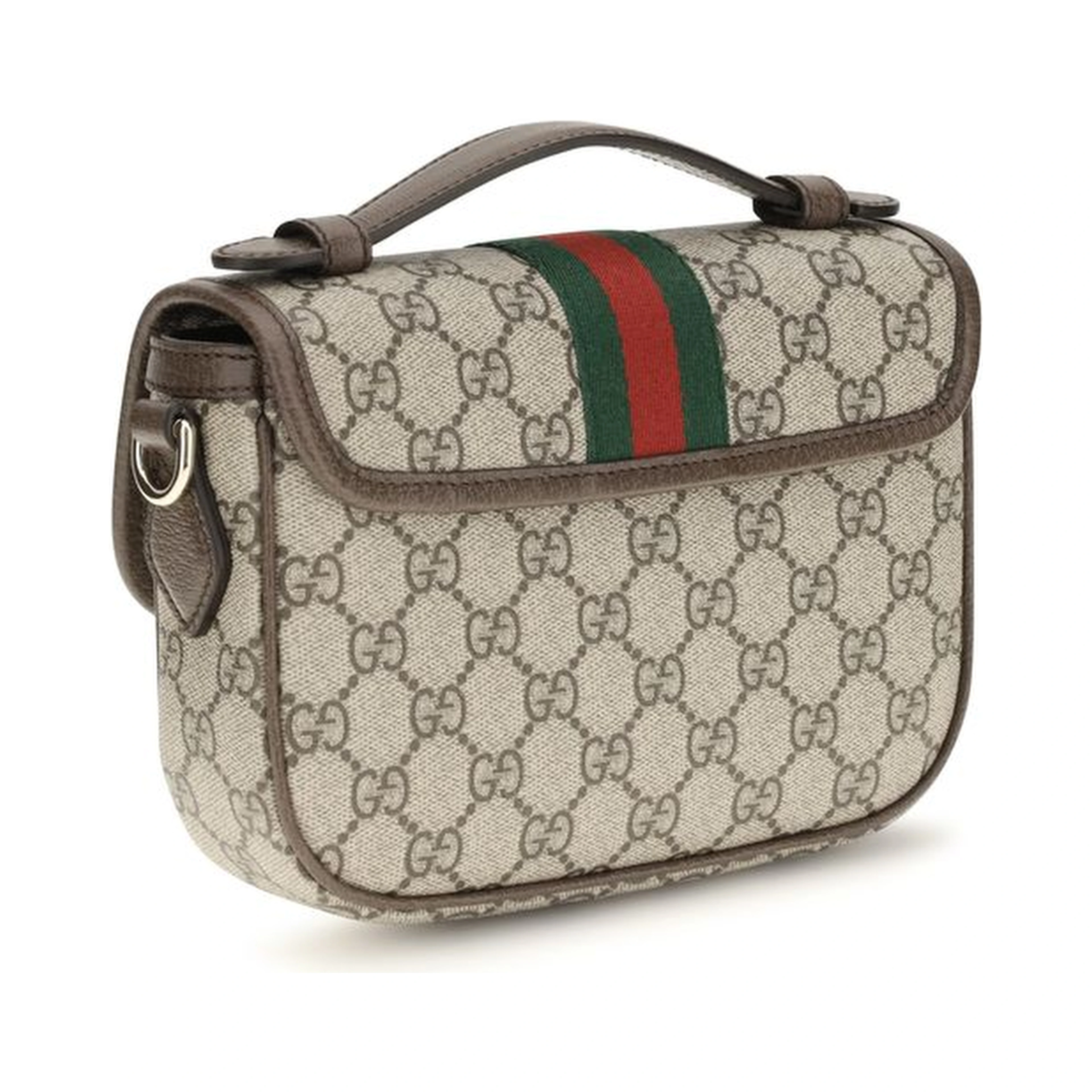 Beige Fabric Handbag