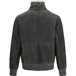 Gray Wool Oves Aries Full-Length Jacket