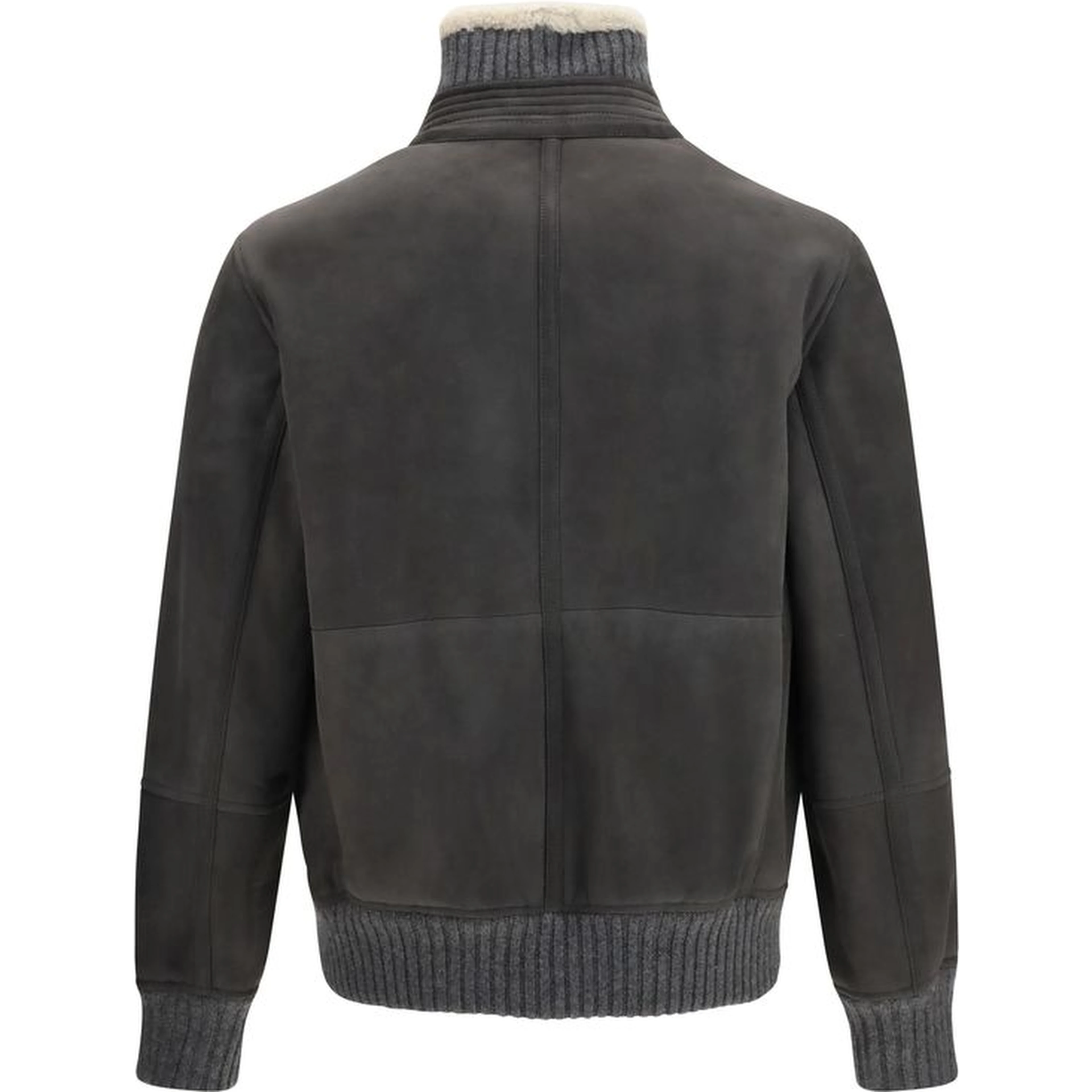 Gray Wool Oves Aries Full-Length Jacket