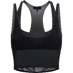 Black Viscose Bra