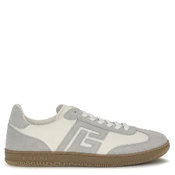 White Calf Leather Bos Taurus Athletic Sneakers
