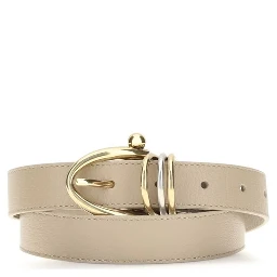 Beige Calf Leather Bos Taurus Bracelet