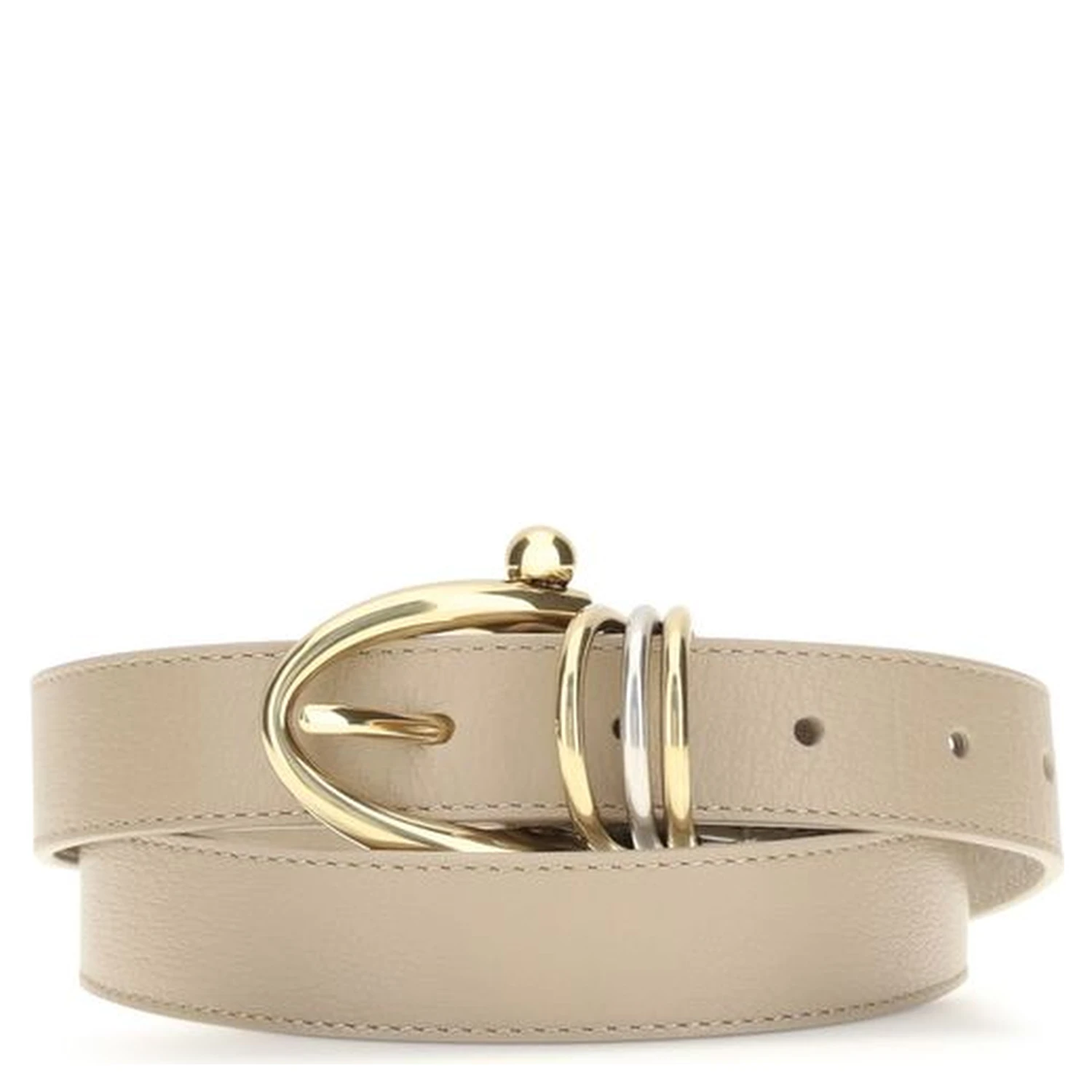 Beige Calf Leather Bos Taurus Bracelet