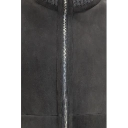 Gray Wool Oves Aries Full-Length Jacket