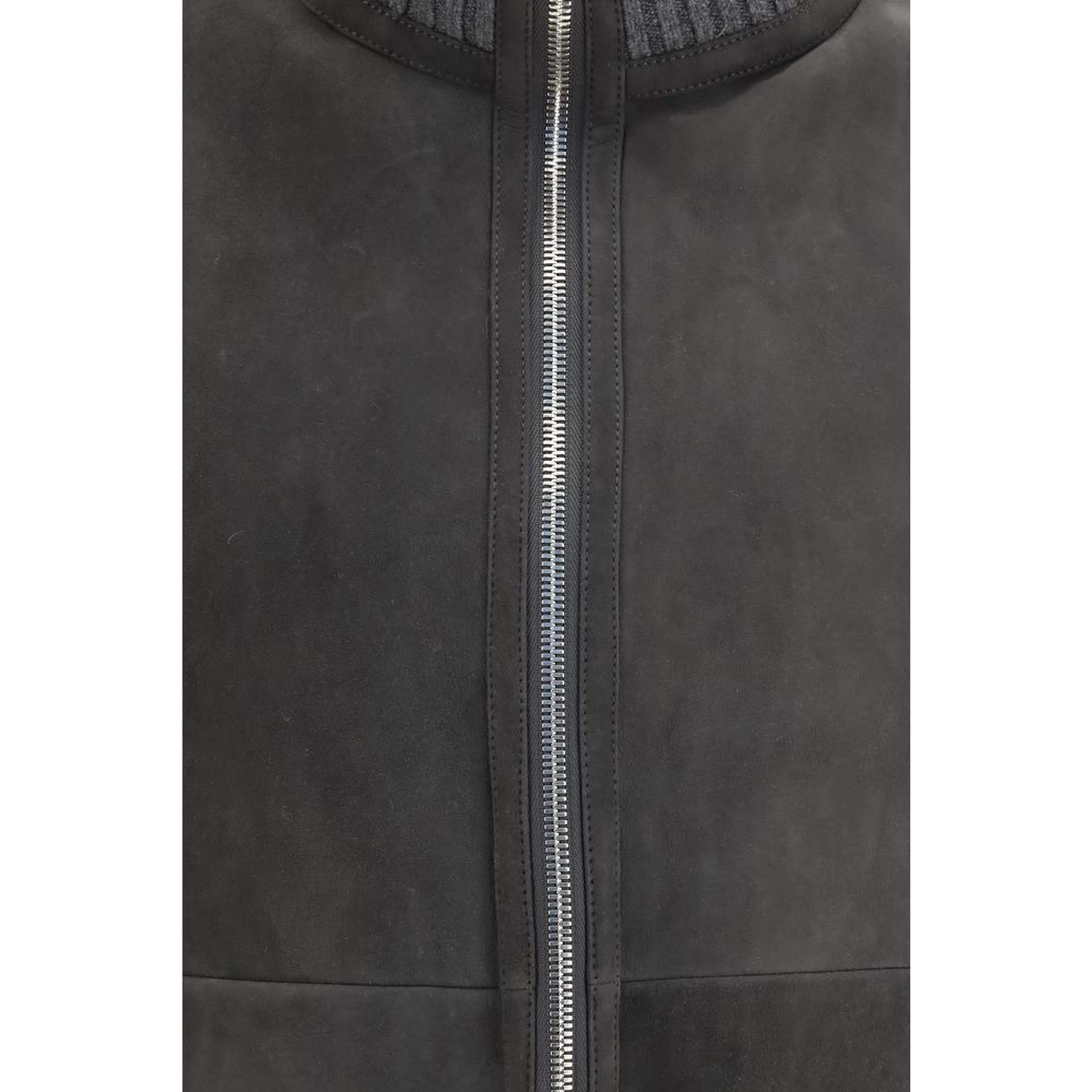 Gray Wool Oves Aries Full-Length Jacket