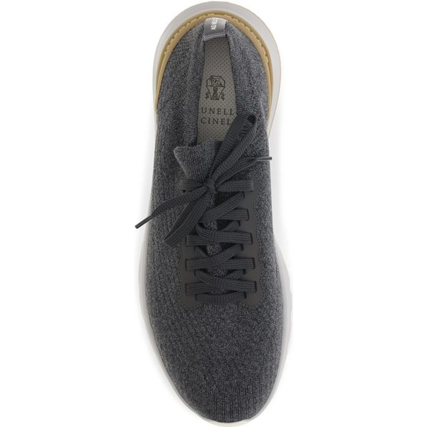 Blue Cotton Low Top Sneakers