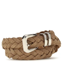 Beige Calf Leather Bos Taurus Regular Belt