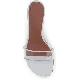 White Calf Leather Bos Taurus Sandals