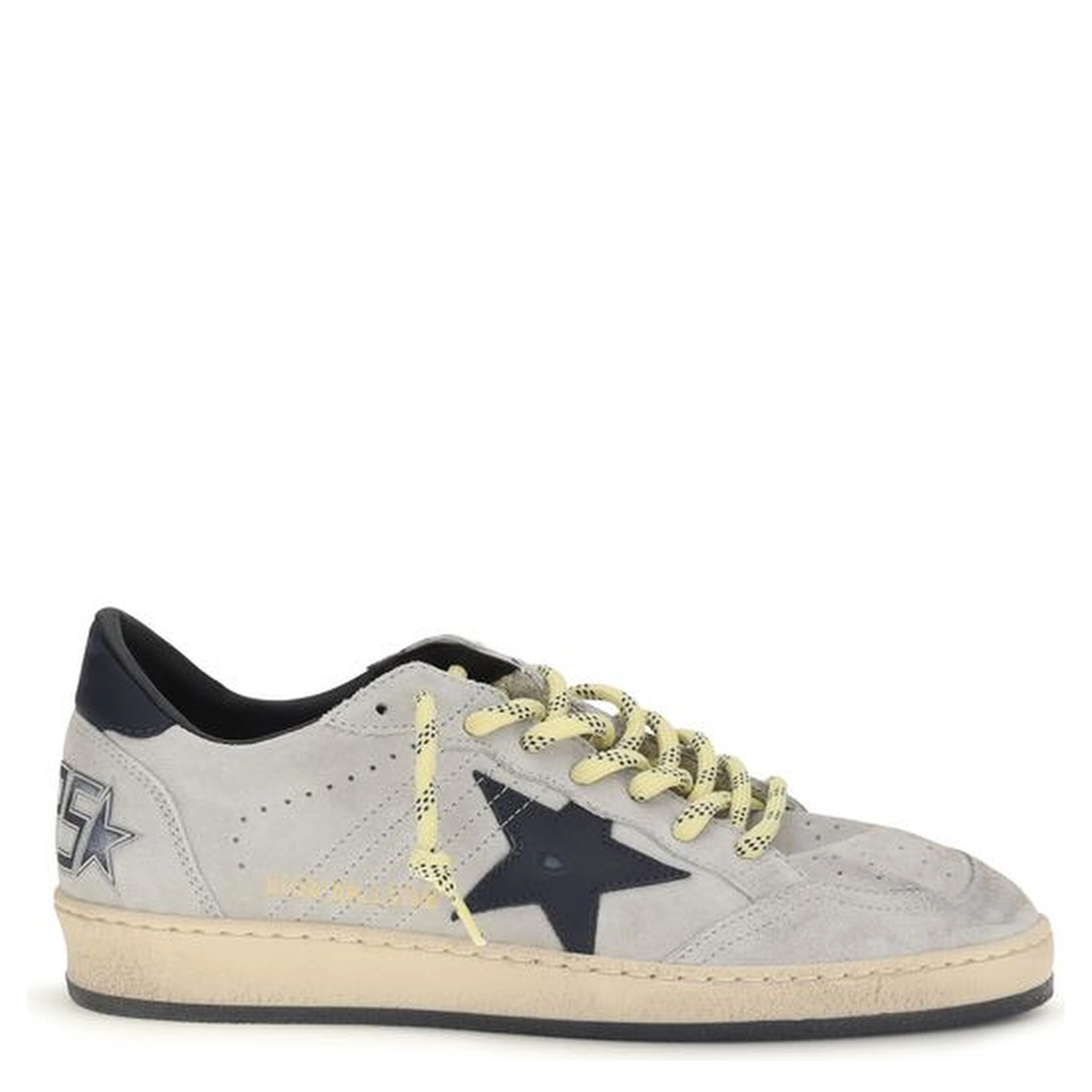 Gray Calf Leather Bos Taurus Sneakers