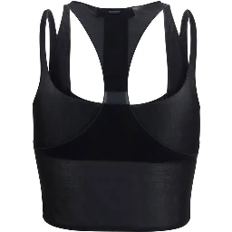 Black Viscose Bra