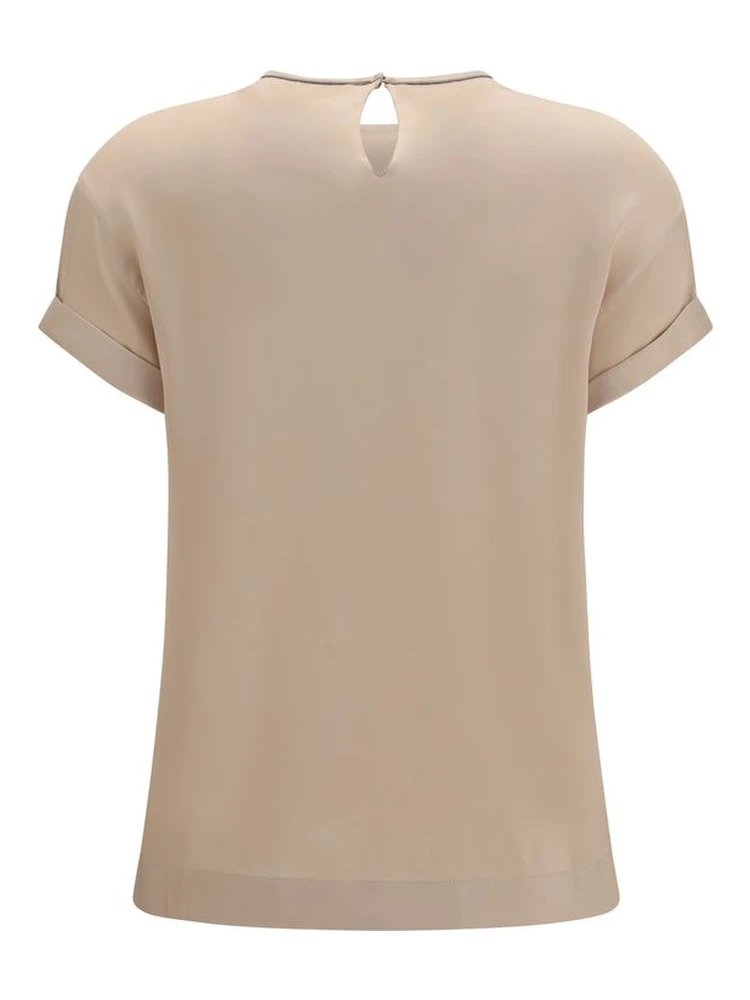 Beige Elastane Blouse alternative